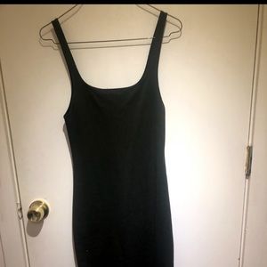 Bodycon olive tank dress